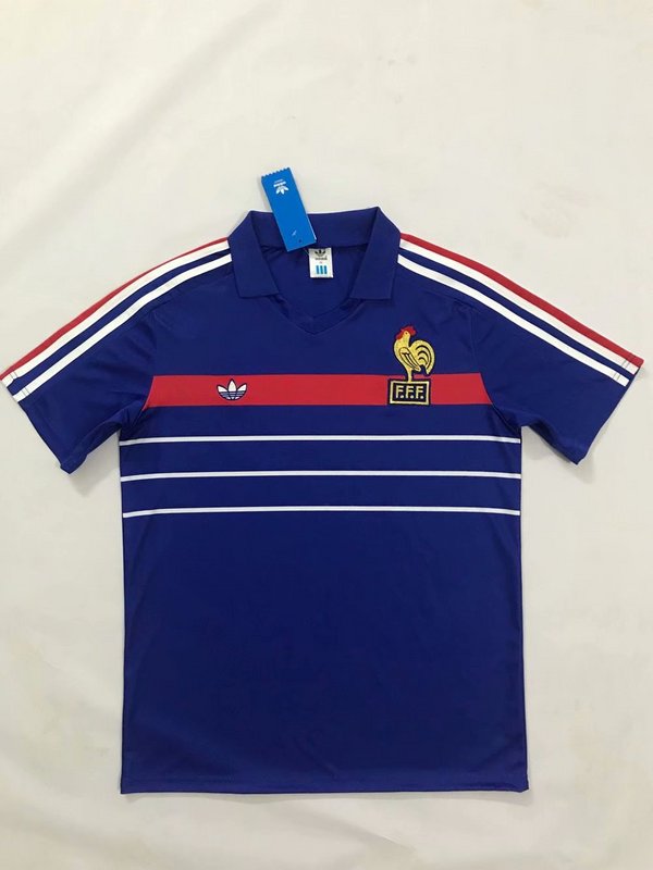 AAA Quality France 1984 EuroCup Home Soccer Jersey